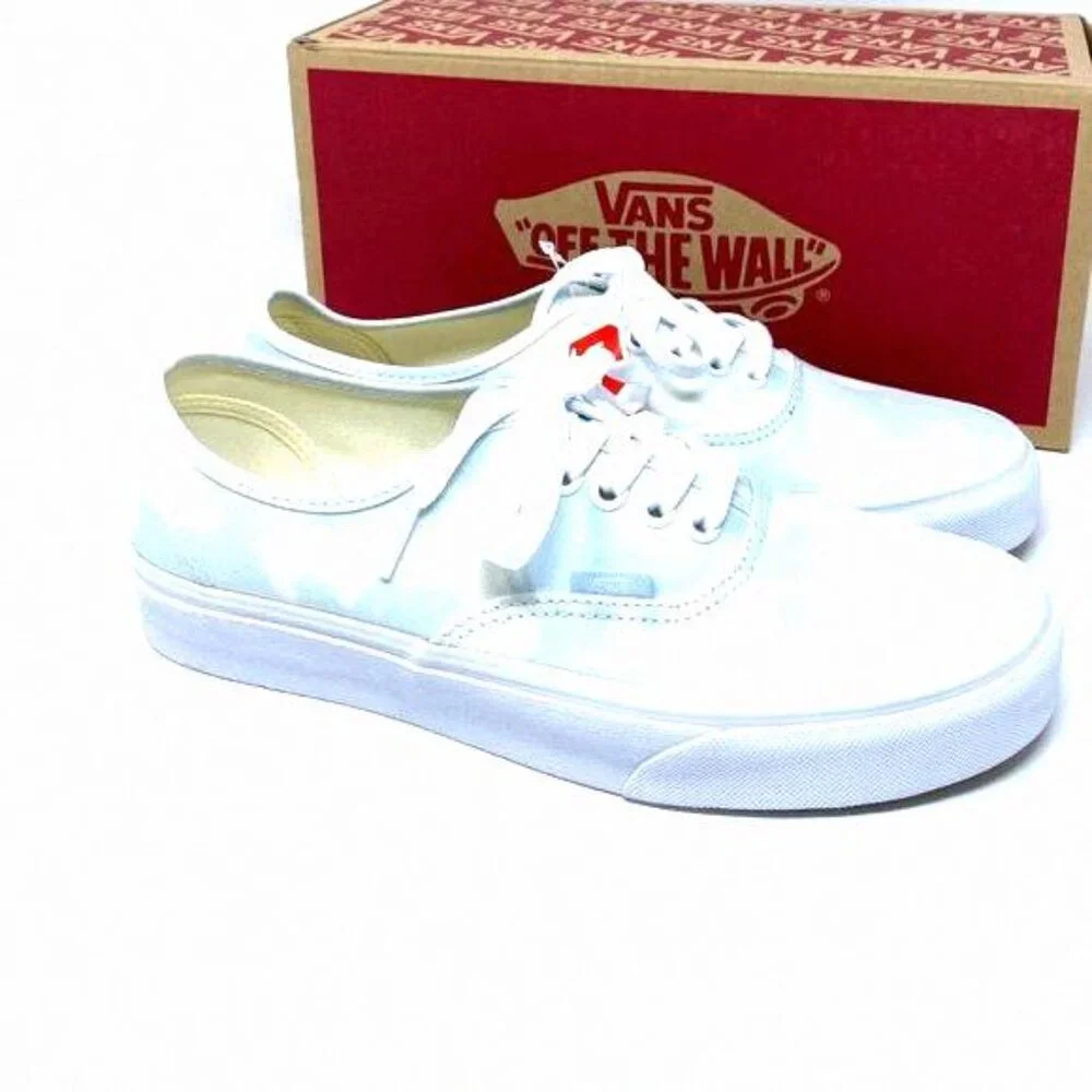 💖MEGA SALE💖VANS Women VN0A348A3XO Authentic Bleach Wash Ballad Canvas Blue